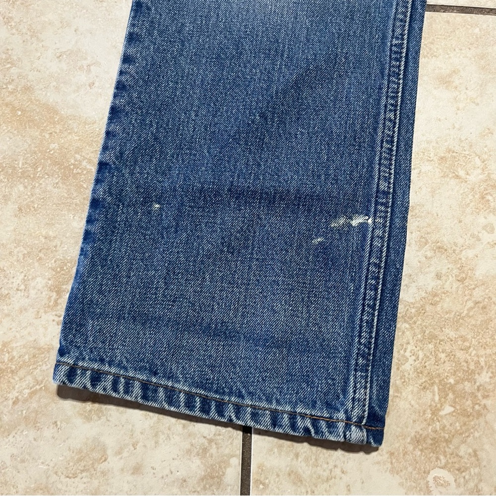 Levis 501 Patchwork Button Fly Blue Denim Jeans M… - image 2
